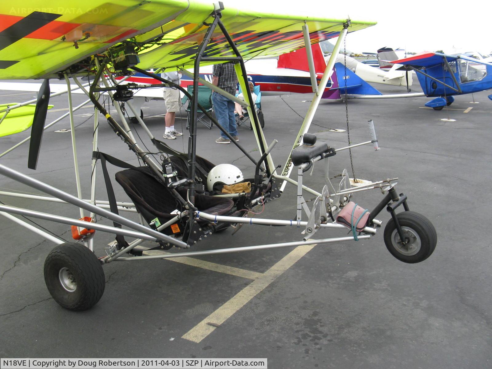 N18VE, 2003 M-Squared Breese 2 C/N 000550, 2003 M-squared BREESE 2 Ultralight trainer, Rotax 503 DCDI 2 cylinder two stroke 52 Hp pusher engine, side by side dual control registered Experimental Ultralight