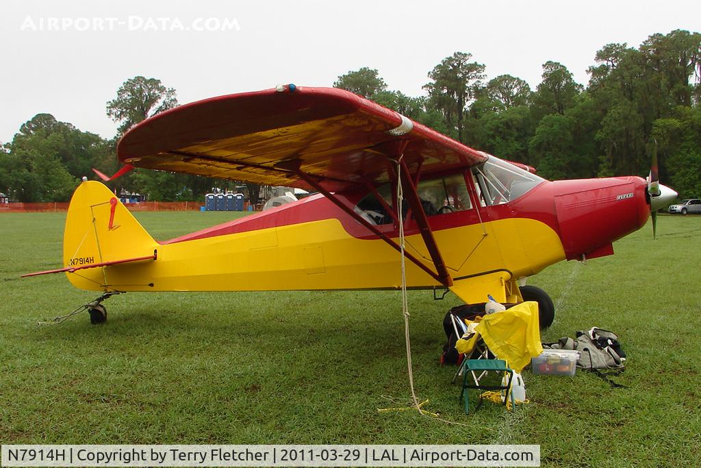 N7914H, 1946 Piper PA-12 Super Cruiser C/N 12-818, 2011 Sun n Fun Lakeland , Florida