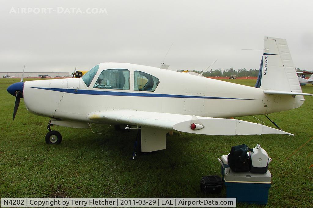 N4202, 1955 Mooney M20 C/N 1004, 2011 Sun n Fun Lakeland , Florida
