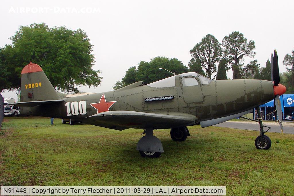 N91448, 1944 Bell P-63C Kingcobra C/N 33-766, 2011 Sun n Fun Lakeland , Florida