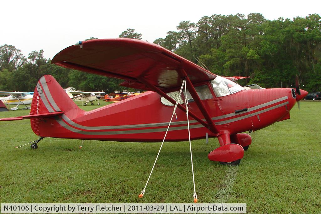 N40106, 1946 Stinson 108 Voyager C/N 108-36, 2011 Sun n Fun Lakeland , Florida