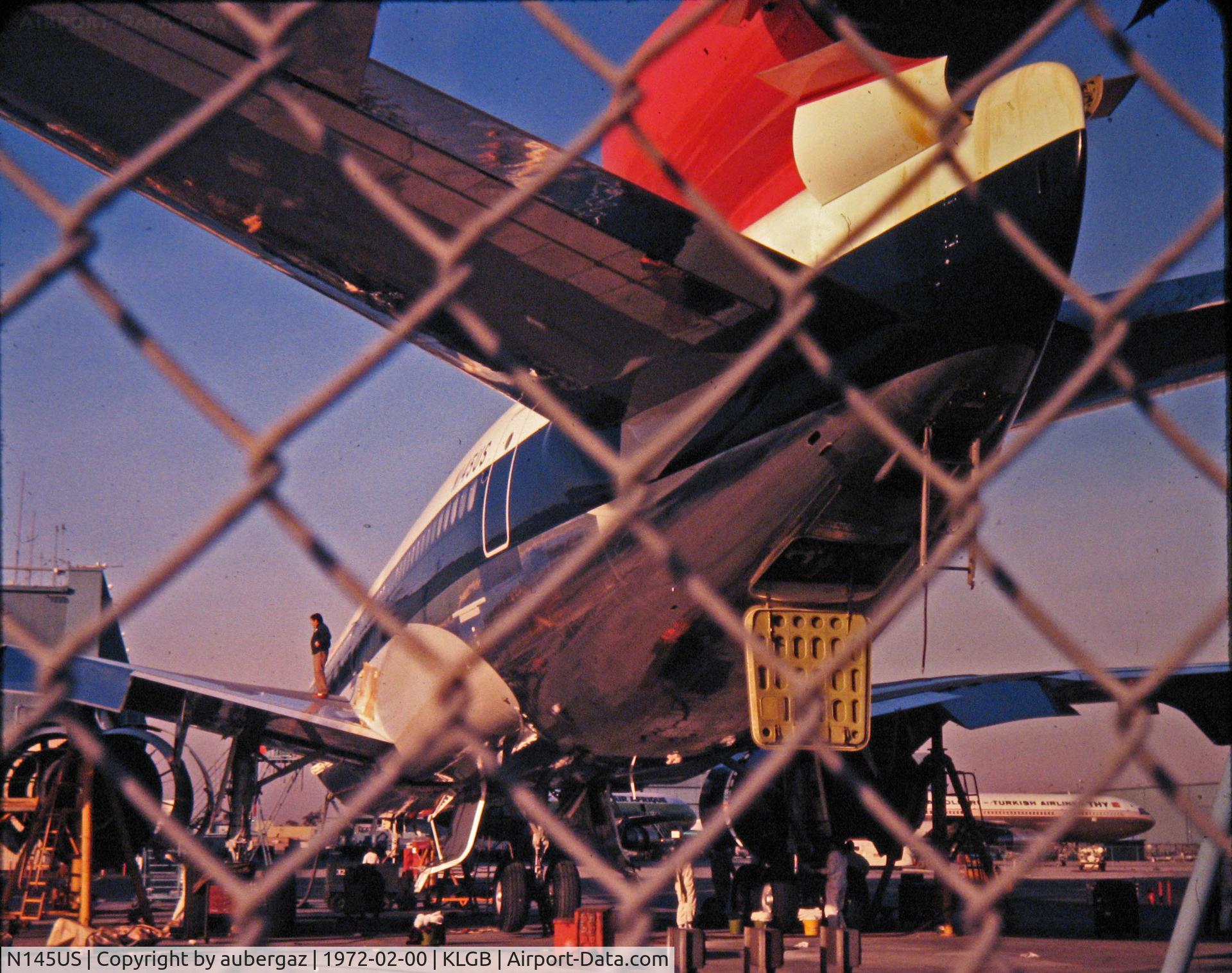 N145US, 1973 Douglas DC-10-40 C/N 46754, Pre-delivery at LGB
