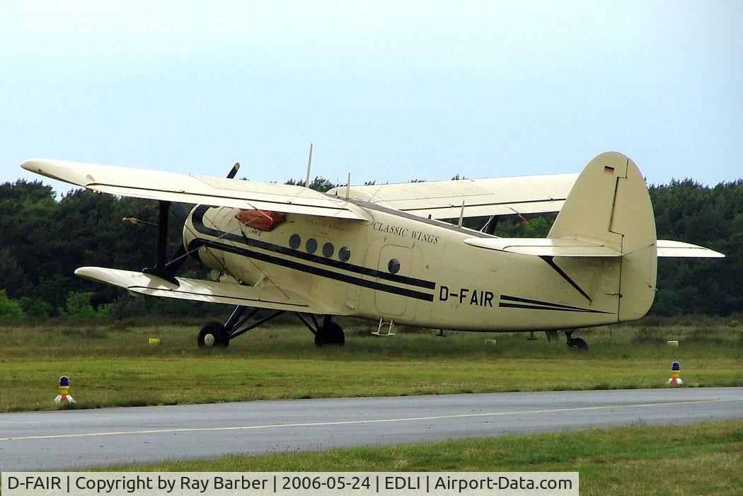 D-FAIR, 1956 Antonov An-2 C/N 172(473)05/1G17205, Antonov An-2S [17247305] Bielefeld~D 24/05/2006