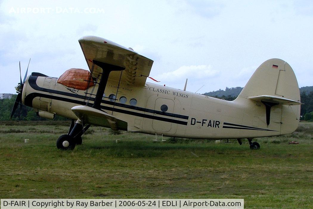D-FAIR, 1956 Antonov An-2 C/N 172(473)05/1G17205, Antonov An-2S [17247305] Bielefeld~D 24/05/2006