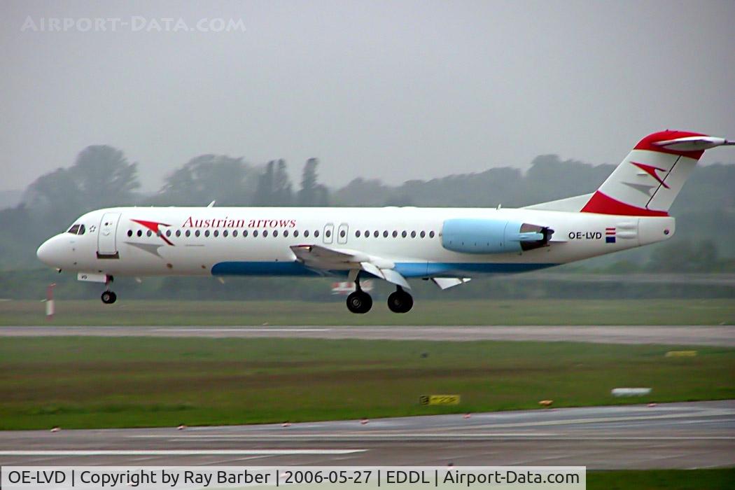 OE-LVD, 1994 Fokker 100 (F-28-0100) C/N 11515, Fokker F-100 [11515] (Austrian Arrows) Dusseldorf~D 27/05/2006
