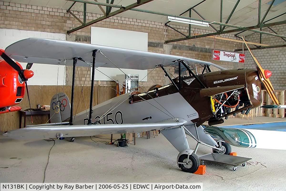 N131BK, 1935 CASA 1-131E Jungmann C/N 2082, Bucker Bu.131B Jungmann [BB-1] Damme~D 25/05/2006