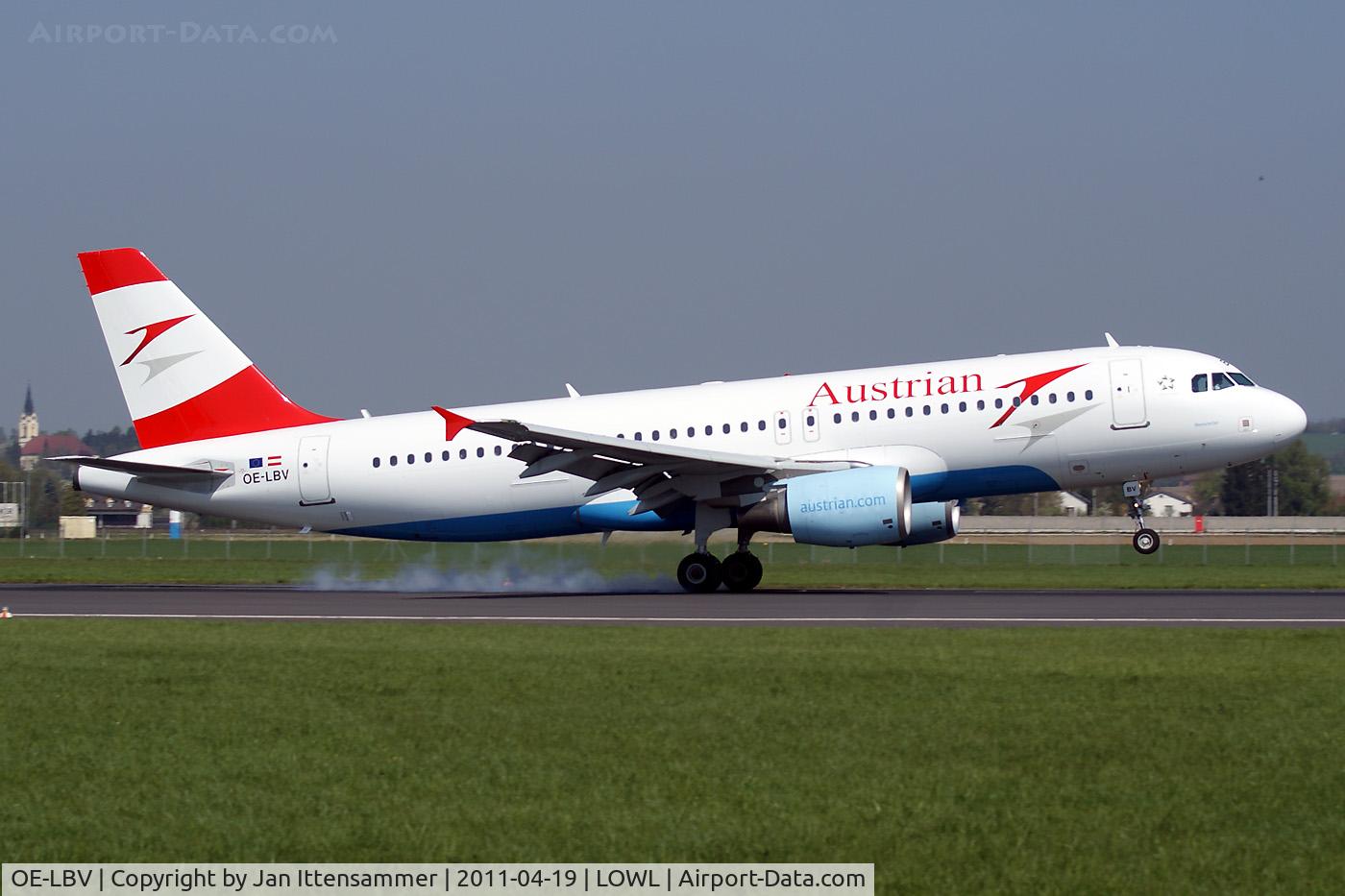 OE-LBV, 2000 Airbus A320-214 C/N 1385, OE-LBV @ LOWL