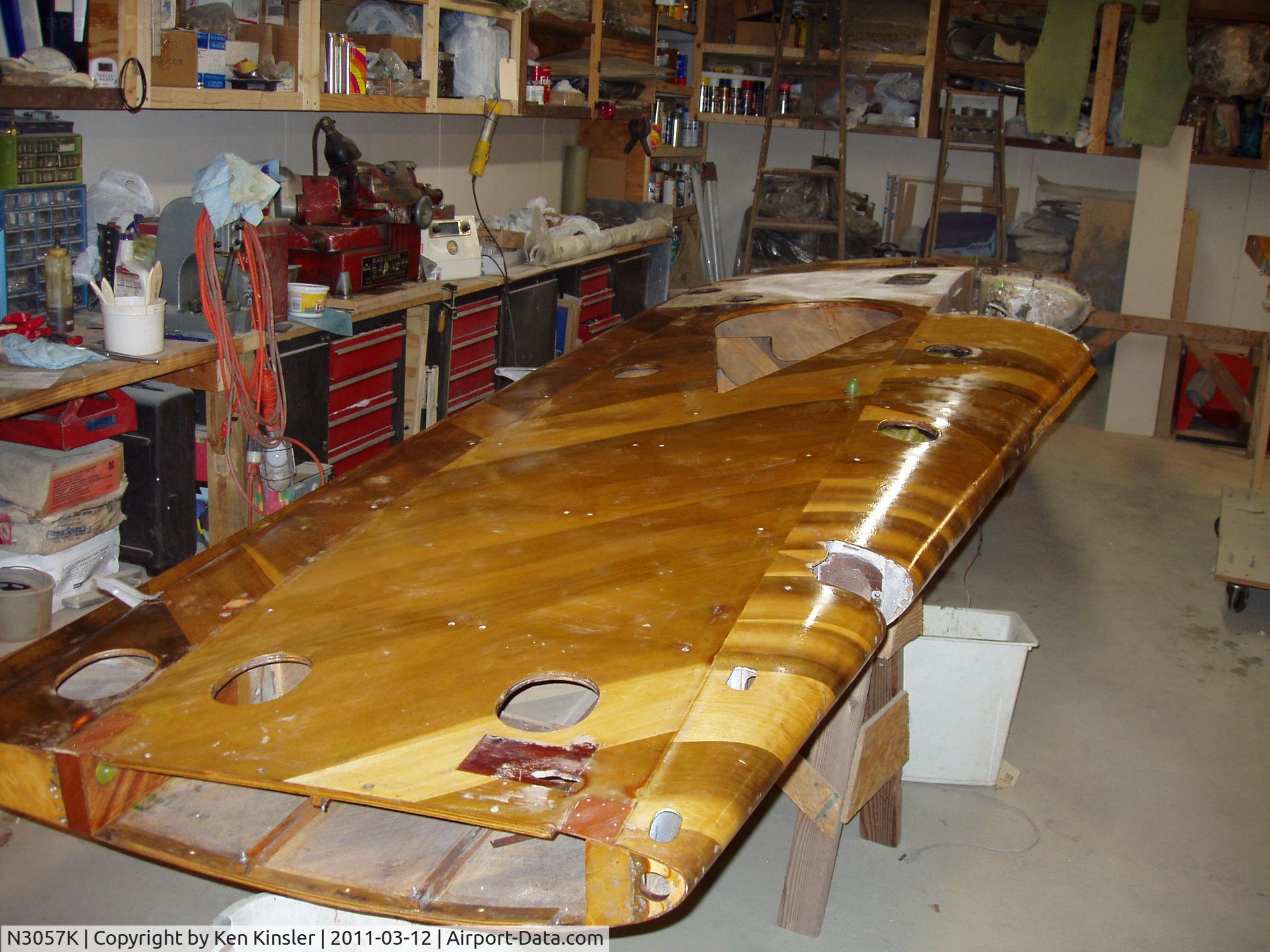 N3057K, 1946 Culver V C/N V-276, painted with 2 coats epoxy varnish