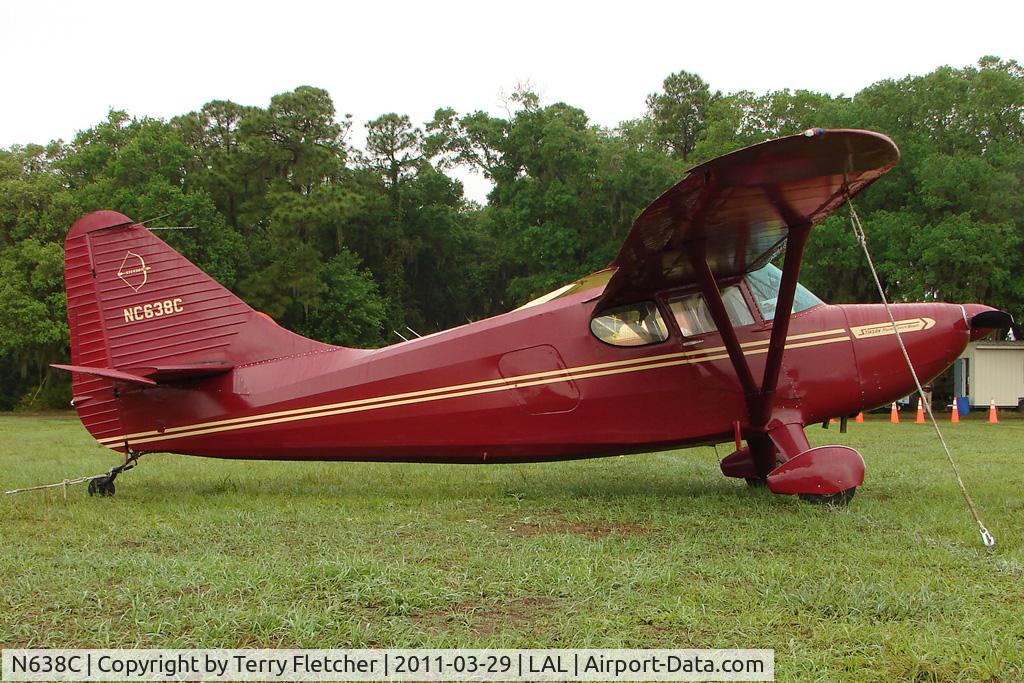 N638C, 1947 Stinson 108-3 Voyager C/N 108-3638, 2011 Sun n Fun - Lakeland , Florida
