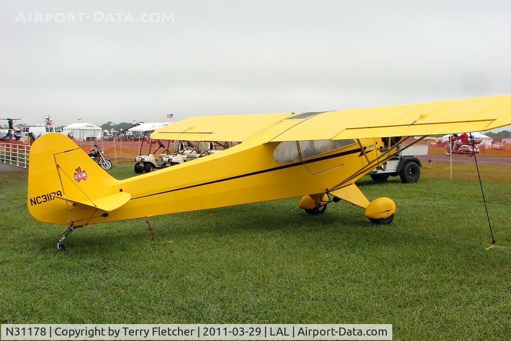 N31178, 1940 Piper J-3 Cub C/N 5388, 2011 Sun n Fun - Lakeland , Florida