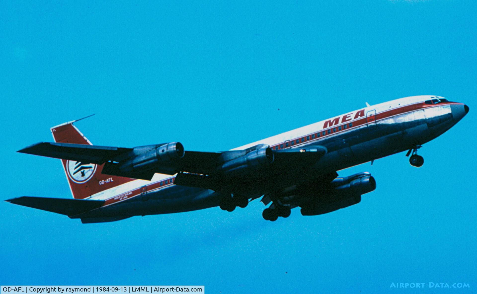 OD-AFL, 1961 Boeing 720-023B C/N 18034, B720b OD-AFL Middle East Airlines