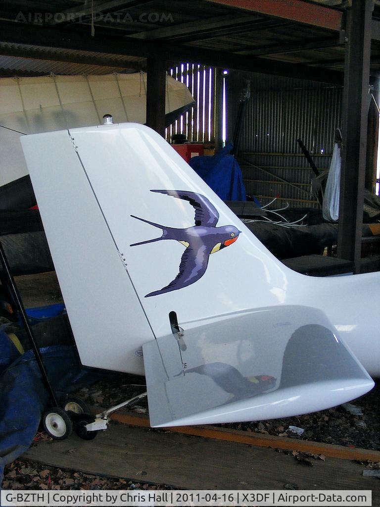 G-BZTH, 2002 Europa Monowheel C/N PFA 247-12494, at Croft Farm, Defford