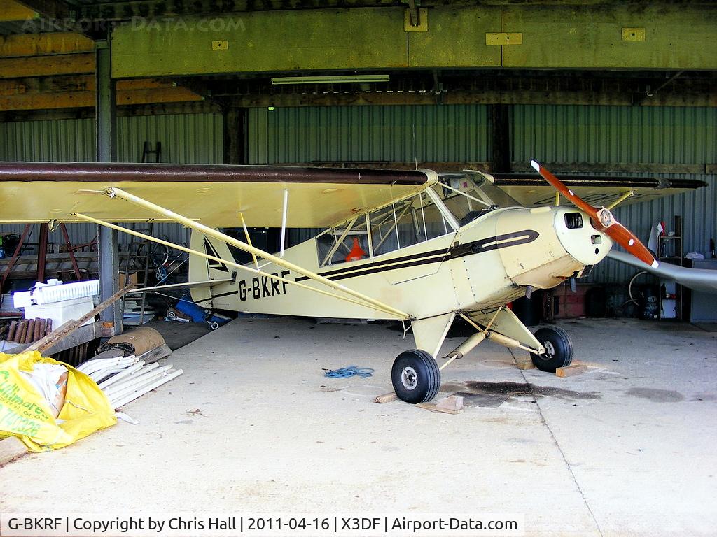 G-BKRF, 1953 Piper L-18C Super Cub C/N 18-1525, at Croft Farm, Defford