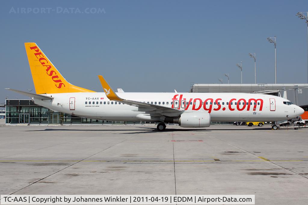 TC-AAS, 2010 Boeing 737-82R C/N 40871, Pegasus B737