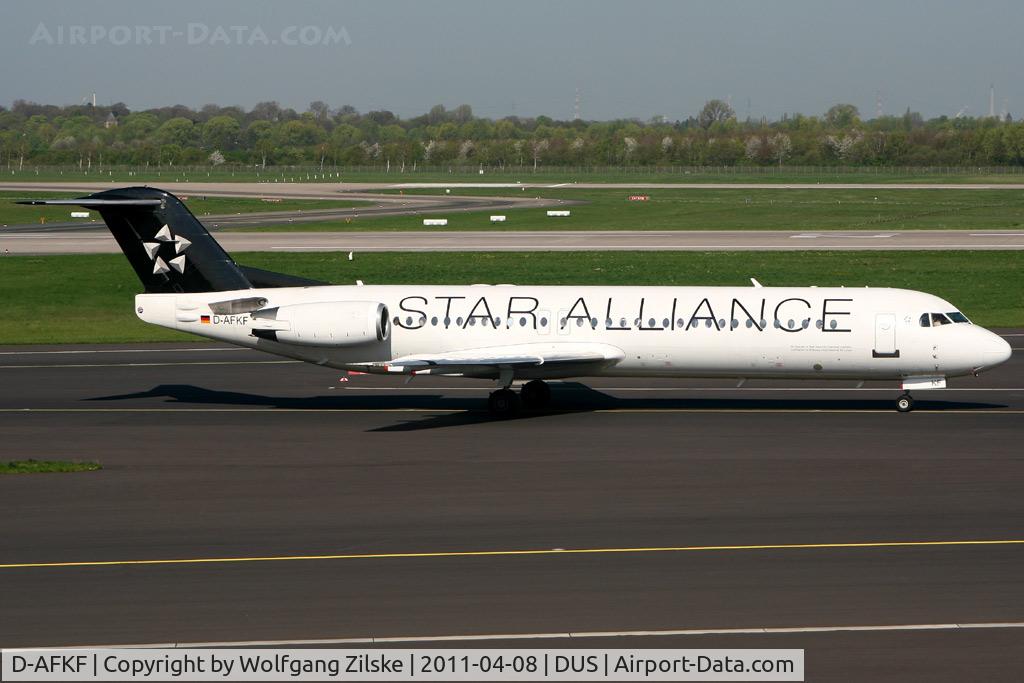 D-AFKF, 1994 Fokker 100 (F-28-0100) C/N 11470, visitor