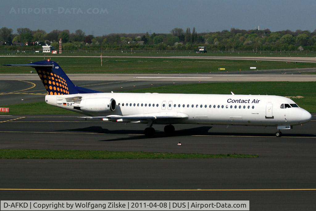 D-AFKD, 1994 Fokker 100 (F-28-0100) C/N 11500, visitor
