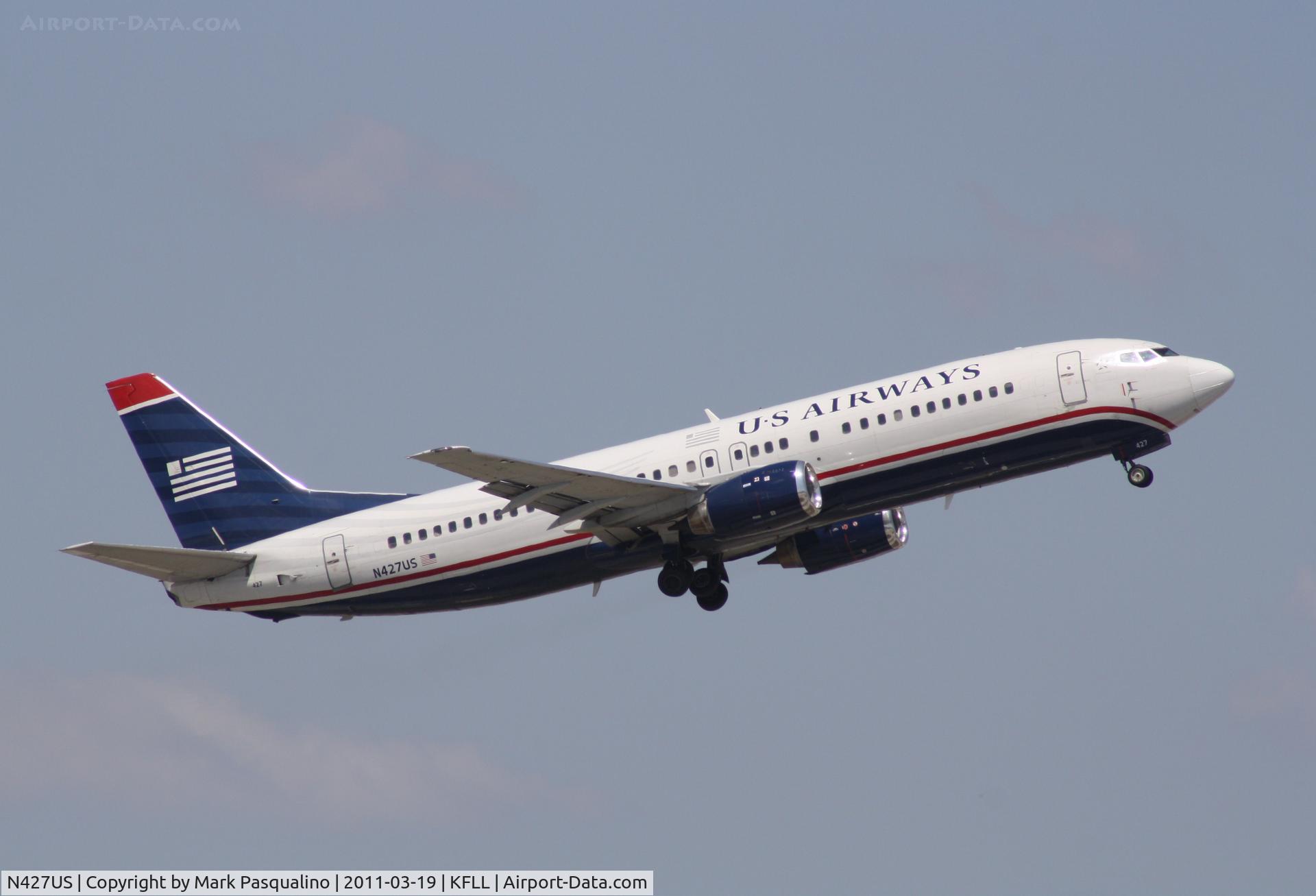 N427US, 1989 Boeing 737-4B7 C/N 24549, Boeing 737-400