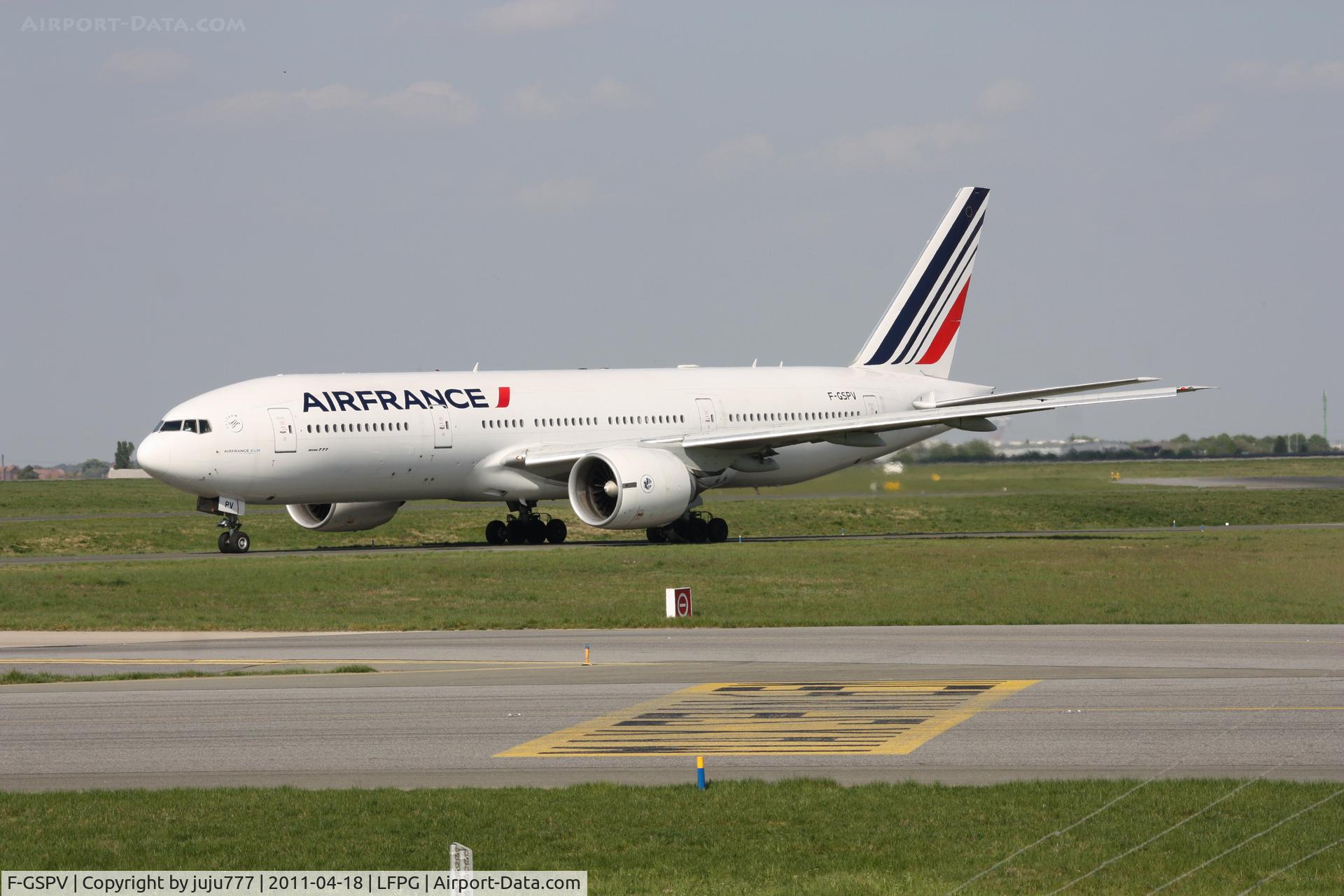 F-GSPV, 2002 Boeing 777-228/ER C/N 28684, with new peint
