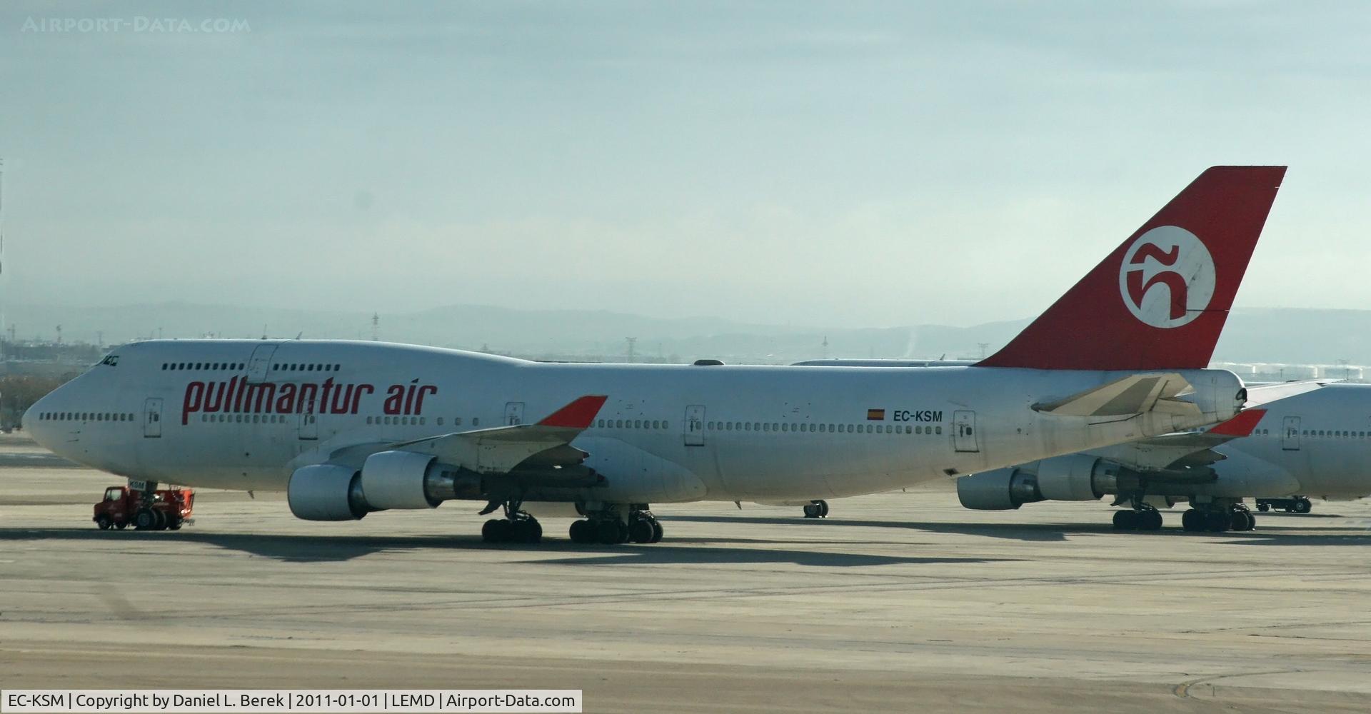 EC-KSM, 1994 Boeing 747-412 C/N 27178, Hanging around Madrid