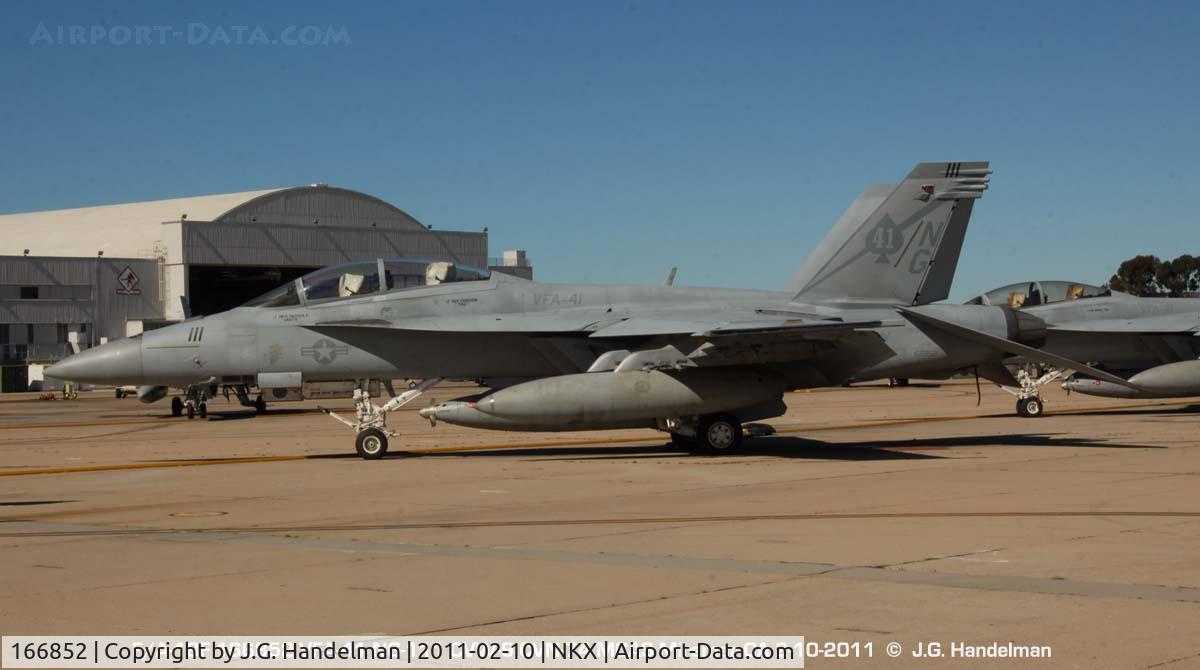 166852, Boeing F/A-18F Super Hornet C/N F200, at MCAS Miramar CA