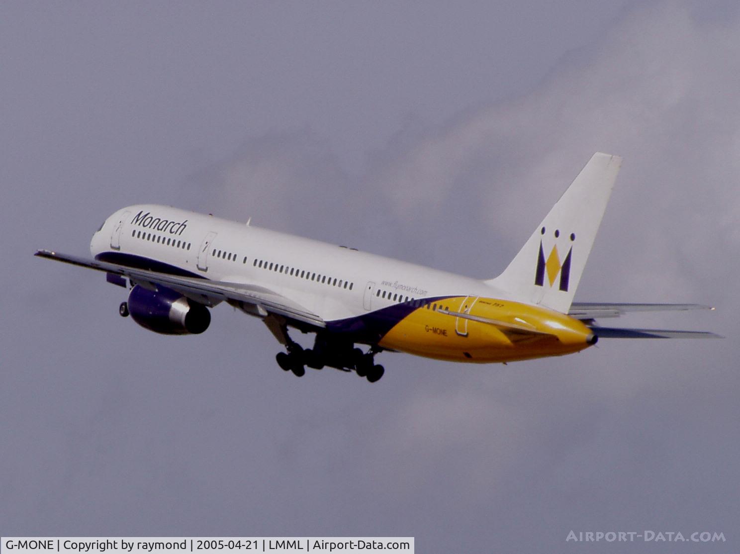 G-MONE, 1985 Boeing 757-2T7 C/N 23293, B757 G-MONE Monarch Airlines