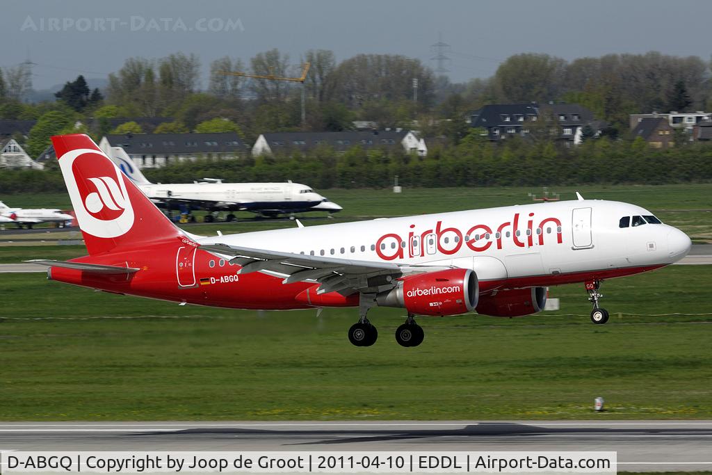 D-ABGQ, 2008 Airbus A319-112 C/N 3700, Air Berlin