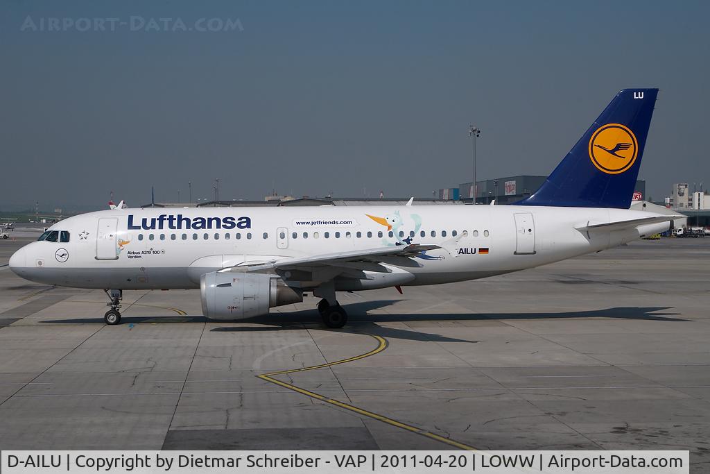 D-AILU, 1997 Airbus A319-114 C/N 744, Lufthansa Airbus A319