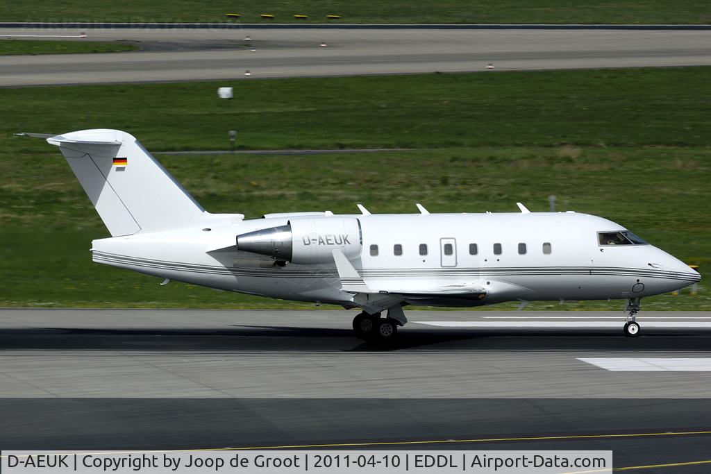 D-AEUK, 2004 Bombardier Challenger 604 (CL-600-2B16) C/N 5580, unmarked. Operated by Challenge Air