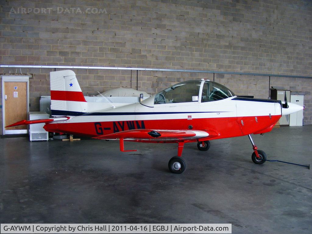 G-AYWM, 1971 AESL Glos-Airtourer Super 150/T6 C/N A534, privately owned