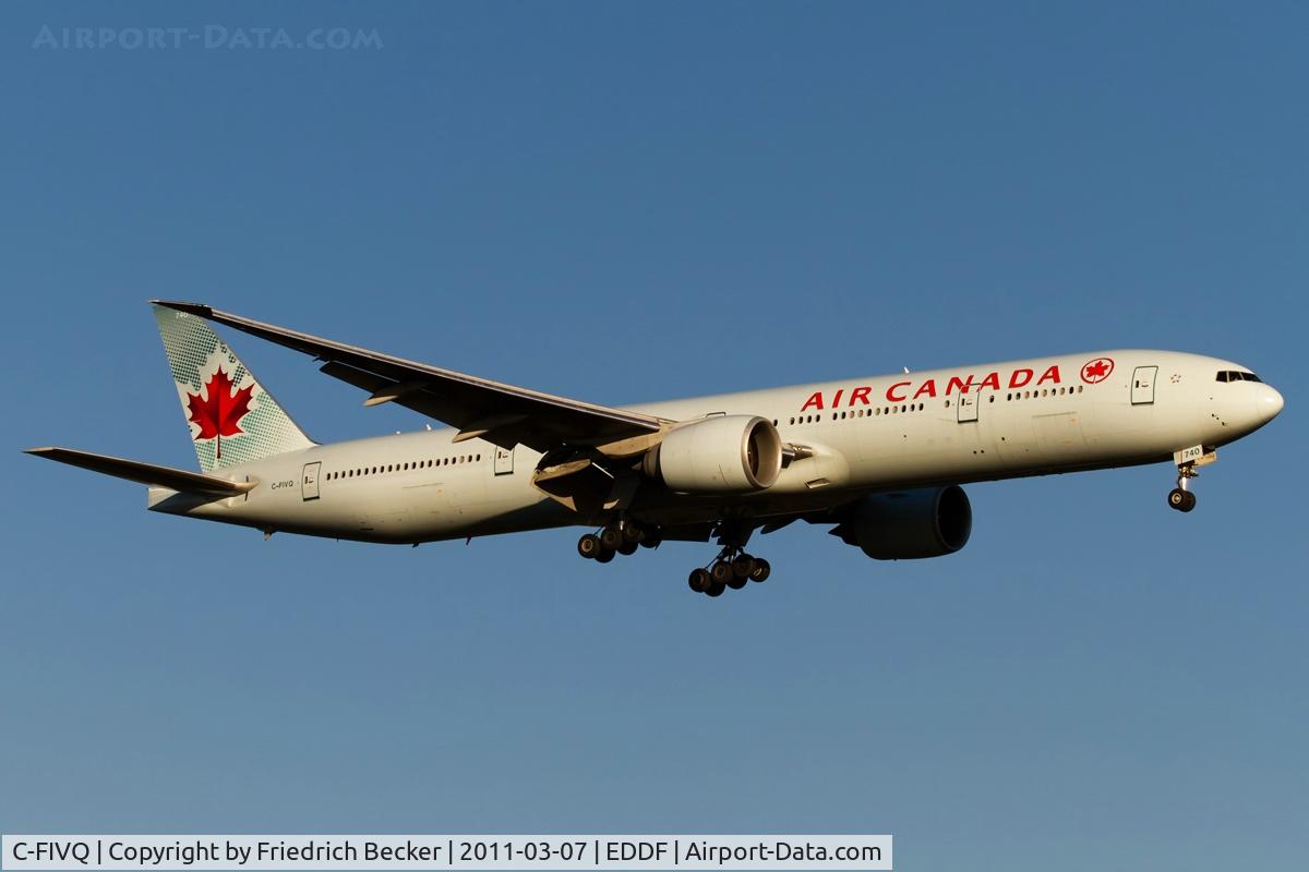 C-FIVQ, 2008 Boeing 777-333/ER C/N 35240, on final