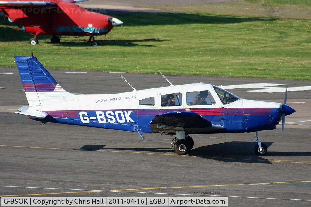 G-BSOK, 1977 Piper PA-28-161 Warrior ll C/N 28-7816191, Aeros Leasing Ltd