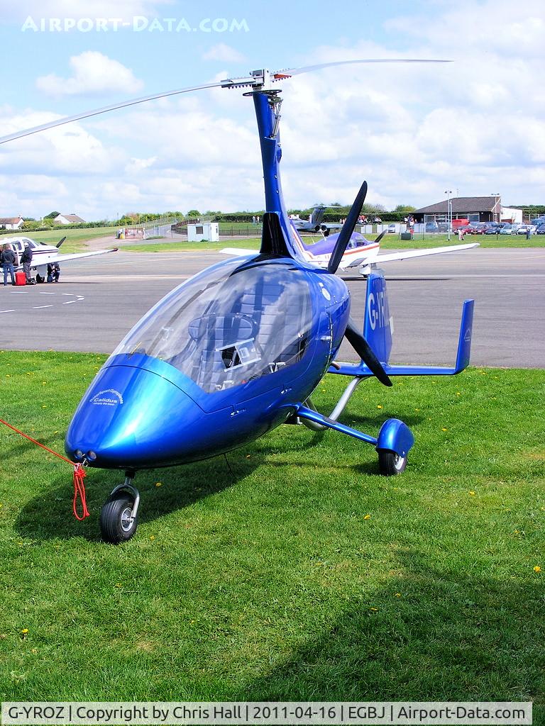 G-YROZ, 2010 Rotorsport UK Calidus C/N RSUK/CALS/005, 1st visit of a Calidus at Staverton