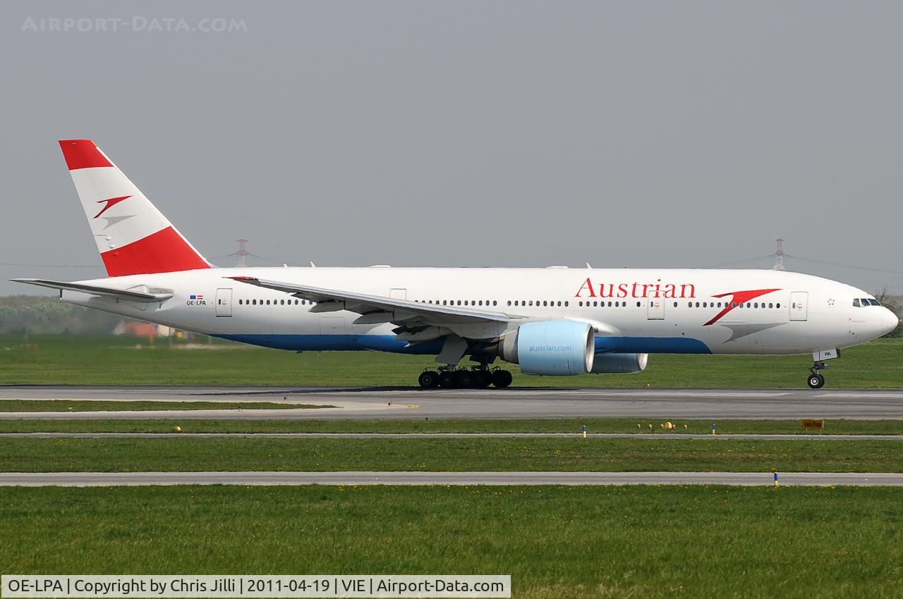 OE-LPA, 1997 Boeing 777-2Z9/ER C/N 28698, Austrian Airlines