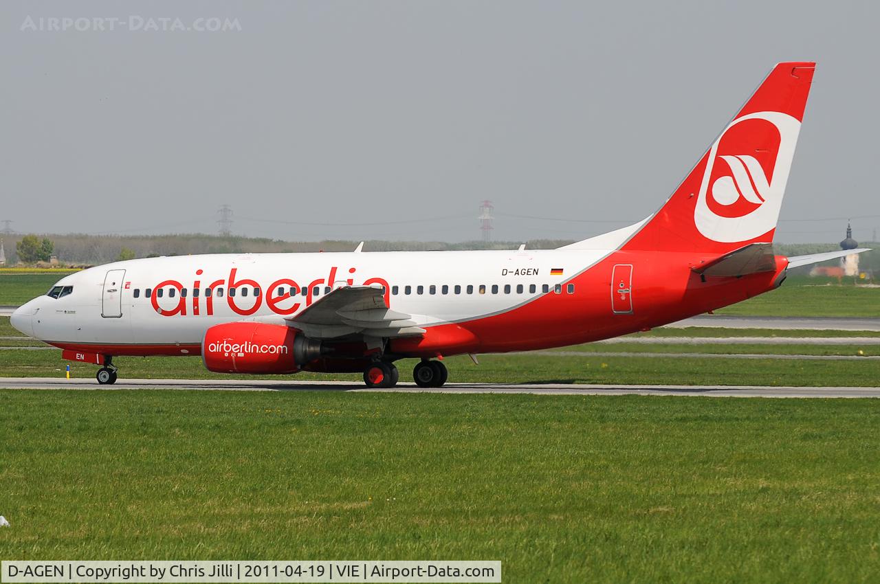 D-AGEN, 1998 Boeing 737-75B C/N 28100, Air Berlin