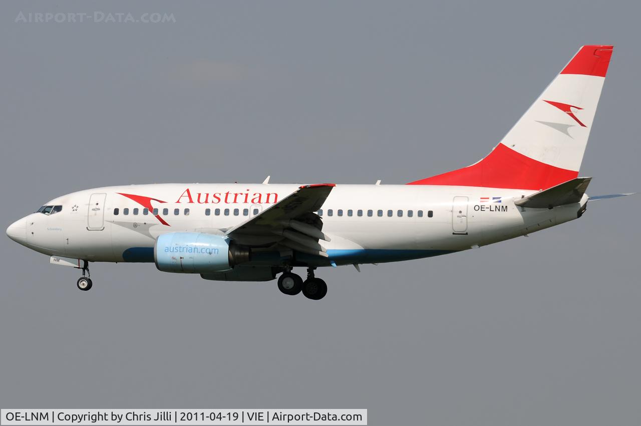 OE-LNM, 2000 Boeing 737-6Z9 C/N 30138, Austrian Airlines