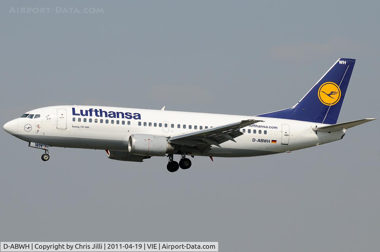 D-ABWH, 1989 Boeing 737-330 C/N 24284, Lufthansa