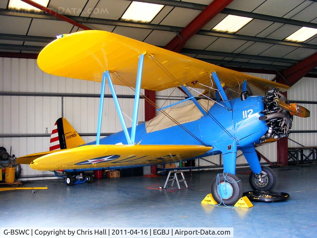 G-BSWC, 1944 Boeing E75 C/N 75-5560, Richard Thwaites Aviation Ltd