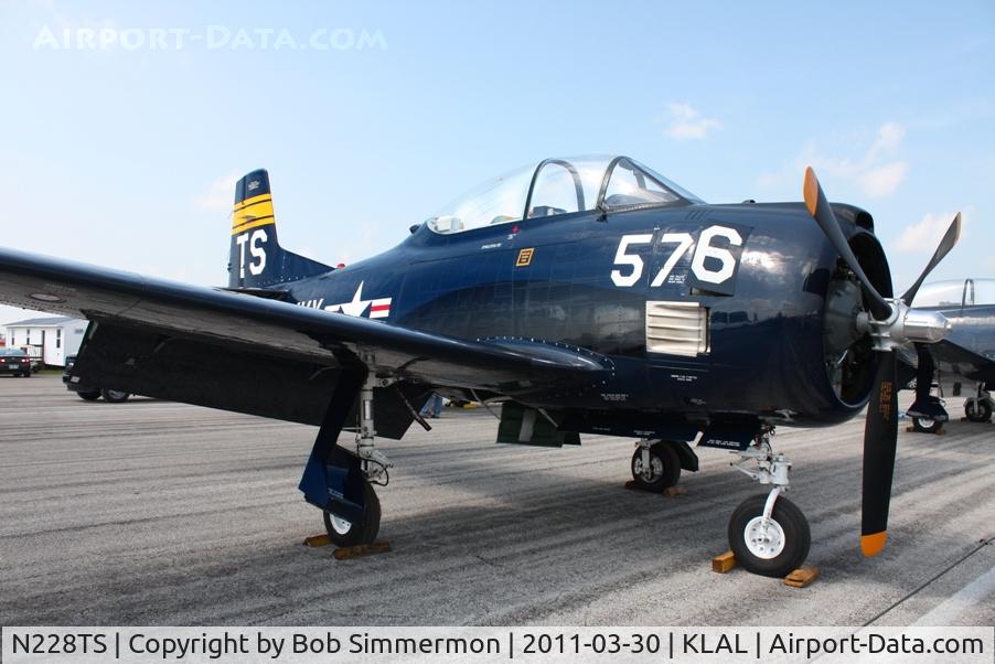N228TS, 1954 North American T-28D Trojan C/N 200-422, On display at Sun N Fun 2011 - Lakeland, FL