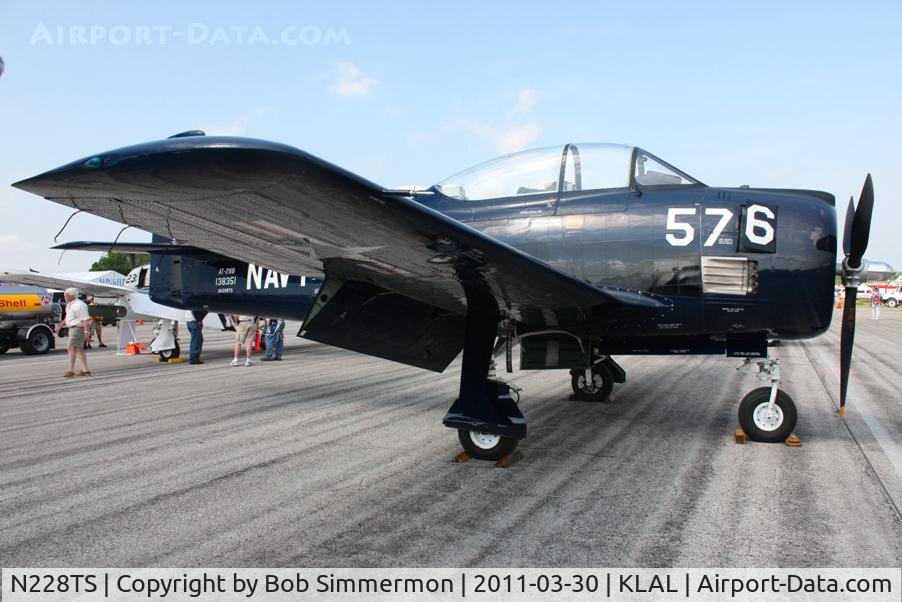 N228TS, 1954 North American T-28D Trojan C/N 200-422, On display at Sun N Fun 2011 - Lakeland, FL