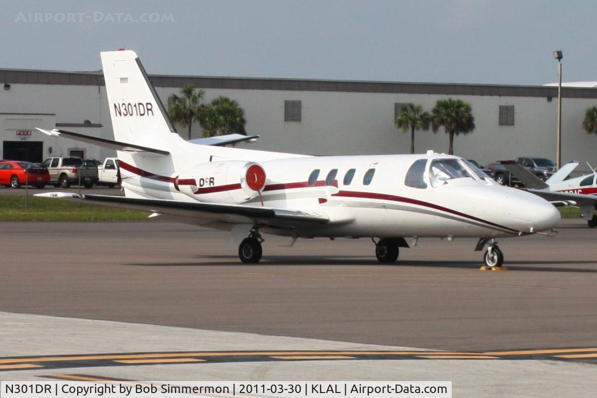 N301DR, 1977 Cessna 501 Citation I/SP C/N 501-0273, On the ramp at Lakeland, FL
