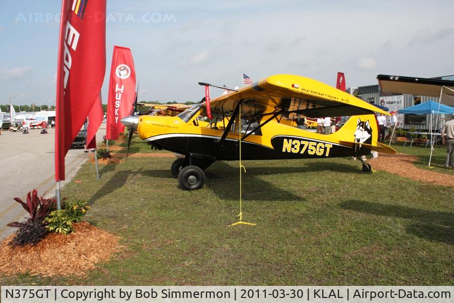 N375GT, Aviat A-1C-200 Husky C/N 3106, On display at Sun N Fun 2011 - Lakeland, FL