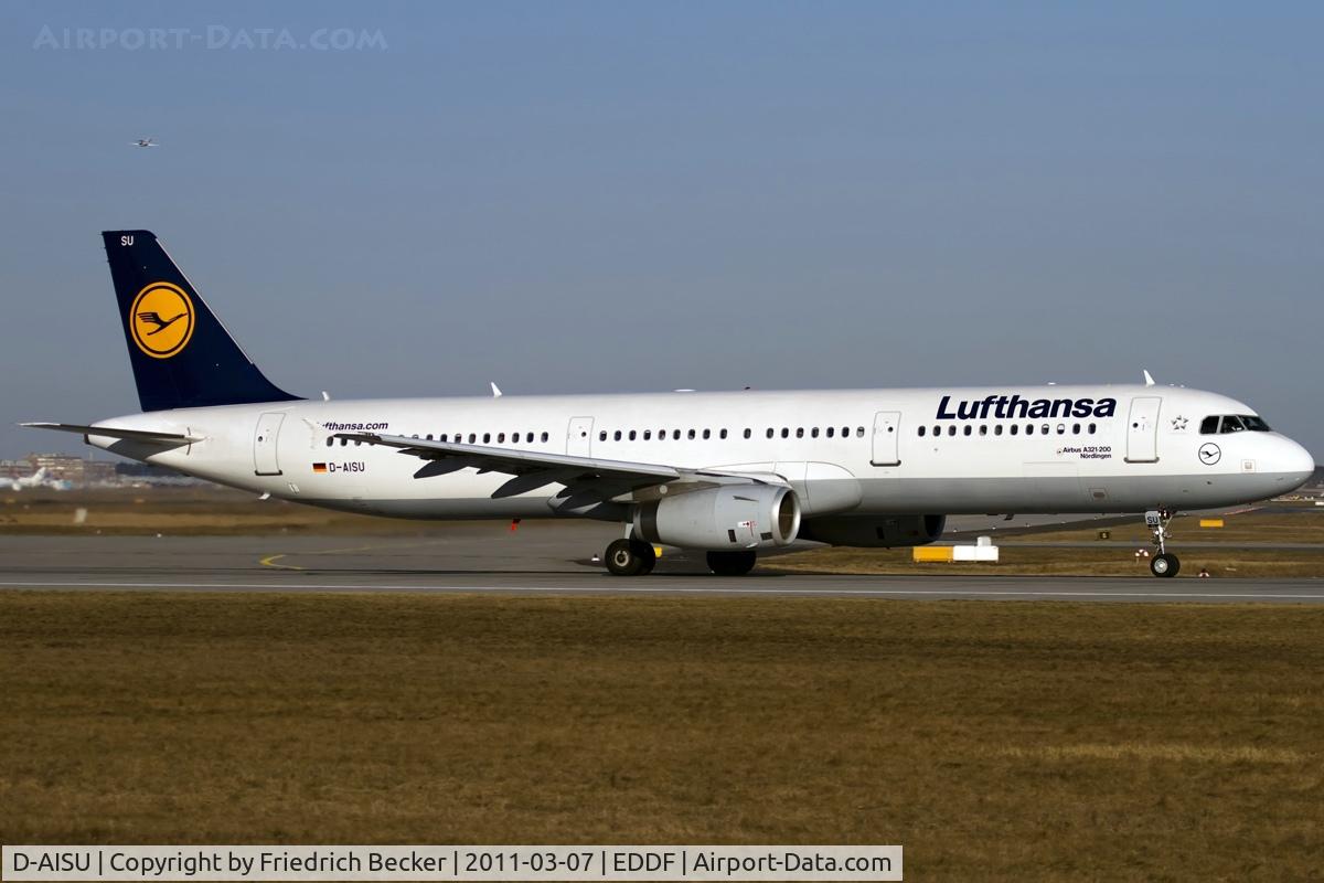 D-AISU, 2009 Airbus A321-231 C/N 4016, departure via RW18W
