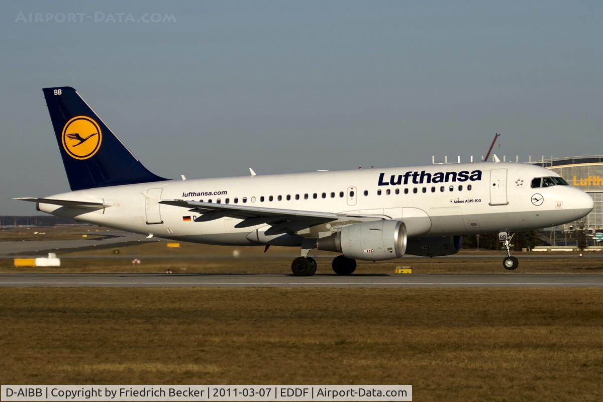 D-AIBB, 2010 Airbus A319-112 C/N 4182, departure via RW18W