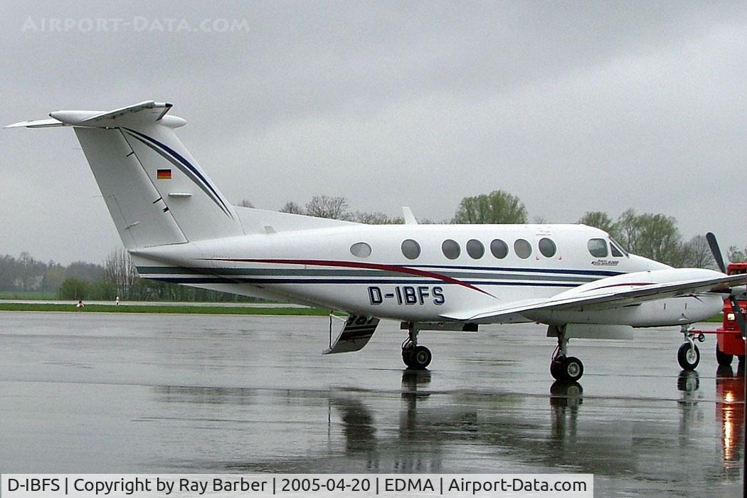 D-IBFS, 1989 Beechcraft B200 King Air C/N BB-1349, Beech B200 Super King Air [BB-1349] Augsburg~D 20/04/2005