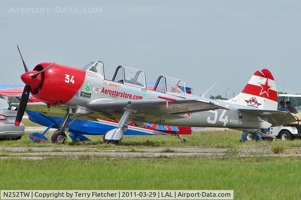 N252TW, 2002 Yakovlev (Aerostar) Yak-52TW C/N 0212301, 2011 Sun n Fun  - Lakeland , Florida