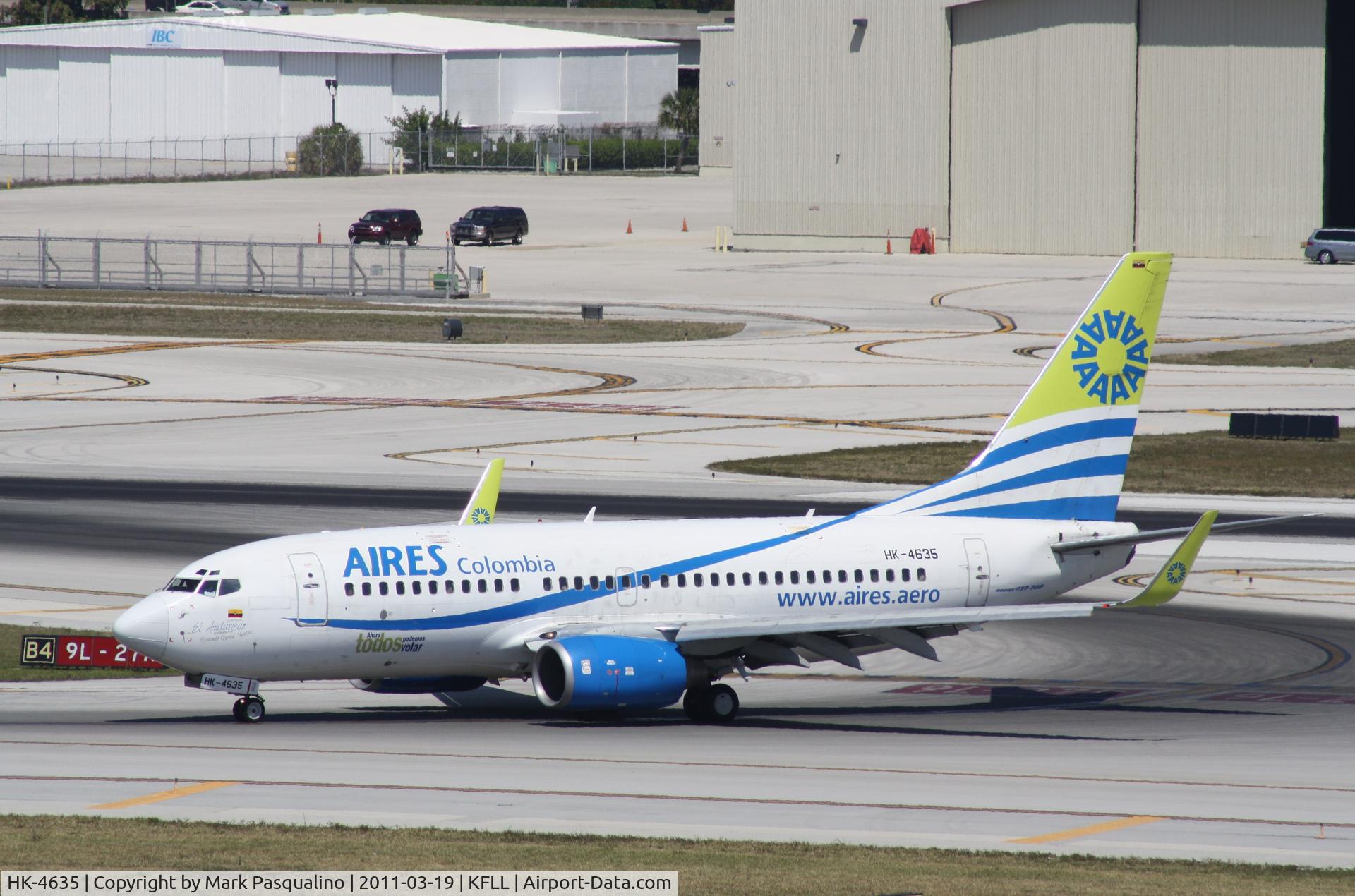 HK-4635, 2002 Boeing 737-73V C/N 30249, Boeing 737-700