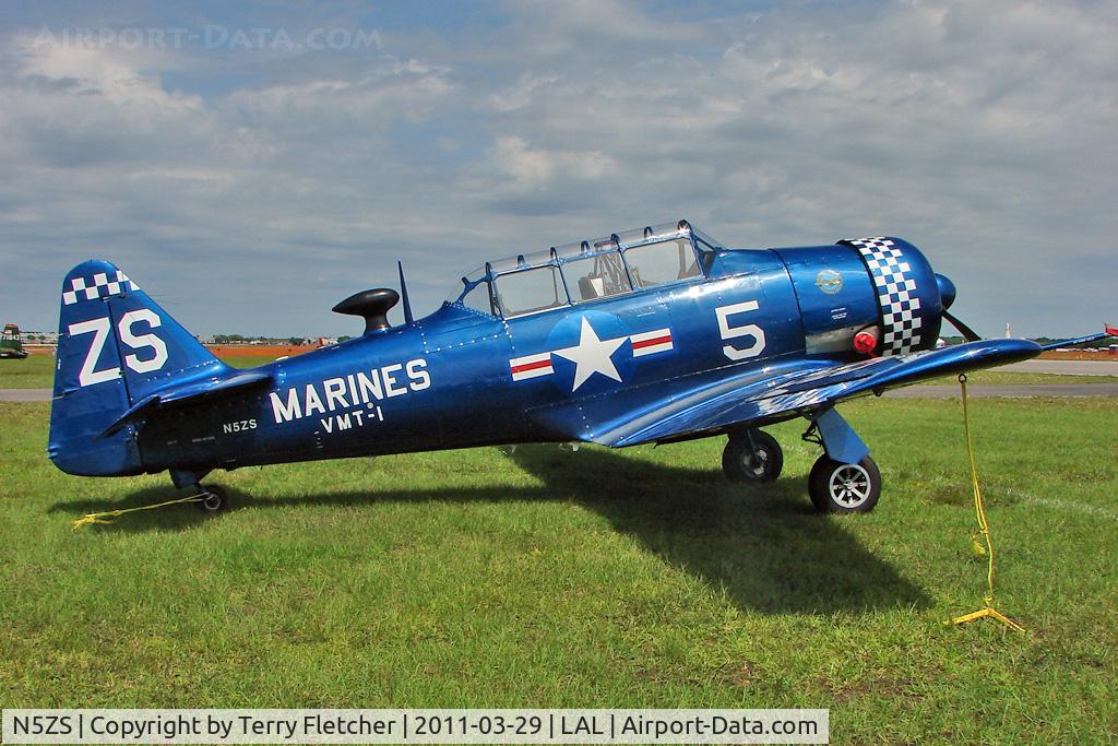 N5ZS, 1951 North American T-6G Texan C/N 168-264, 2011 Sun n Fun  - Lakeland , Florida