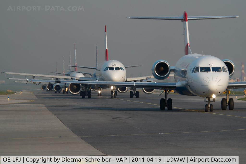 OE-LFJ, 1995 Fokker 70 (F-28-0070) C/N 11532, Austrian Arrows Fokker 70