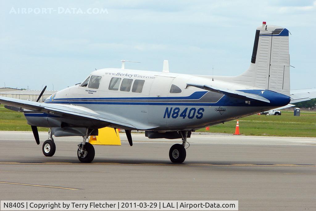 N840S, 1962 Beech 65 (LF-23F) Queen Air C/N LF-38, 2011 Sun n Fun  - Lakeland , Florida