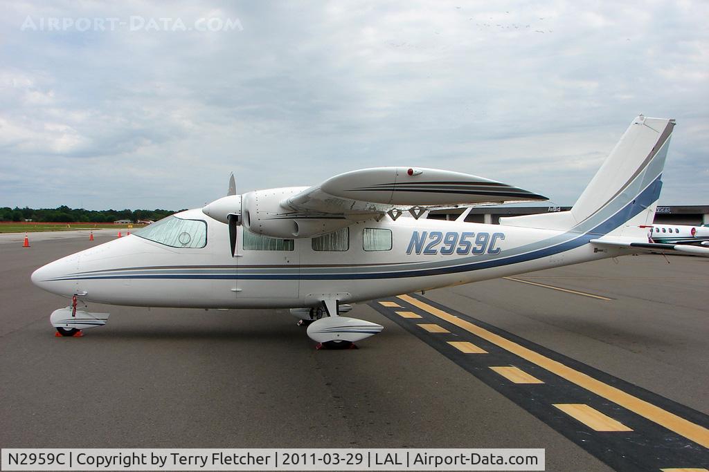 N2959C, 1982 Partenavia P-68C-TC C/N 260-17-TC, 2011 Sun n Fun  - Lakeland , Florida